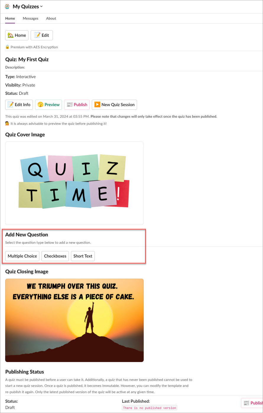 Quiz Builder